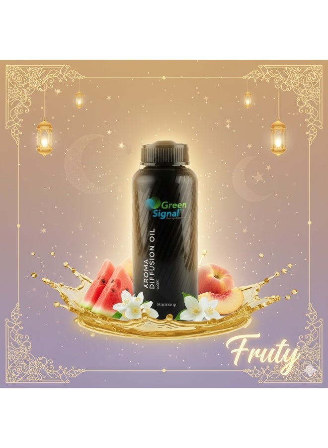 جرين سيجنال هارموني زيت معطر لجهاز التعطير – 500 مل – زيت عطري فاخر – تركيبة متوازنة تدوم طويلاً – متوافق مع جميع أجهزة التعطير - Image 1